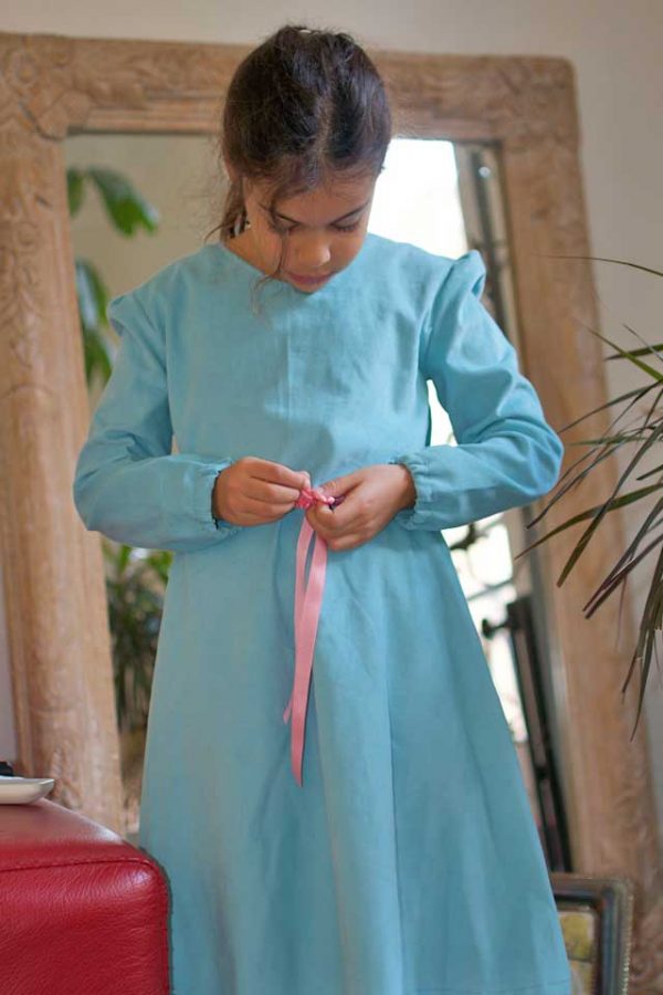 robe fluide patronage couture fille